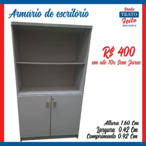 Armário de escirtório com livreiro