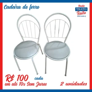 Cadeiras de ferro (2 unidades)