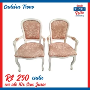 Cadeira Trono 2 unidades (cada)