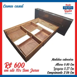 Cama de casal Madeira