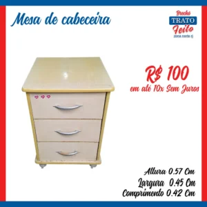 Mesa de cabeceira Mdf