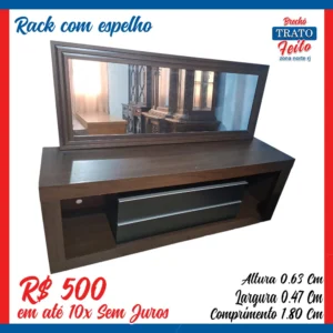 Rack com espelho