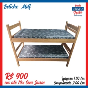 Beliche Mdf  com 02 colchões