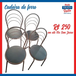 Cadeiras de ferro