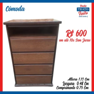Cômoda 4 gavetas