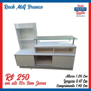 Rack Branco de Mdf